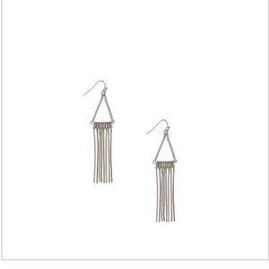 Jill Michael Fringe chain earrings